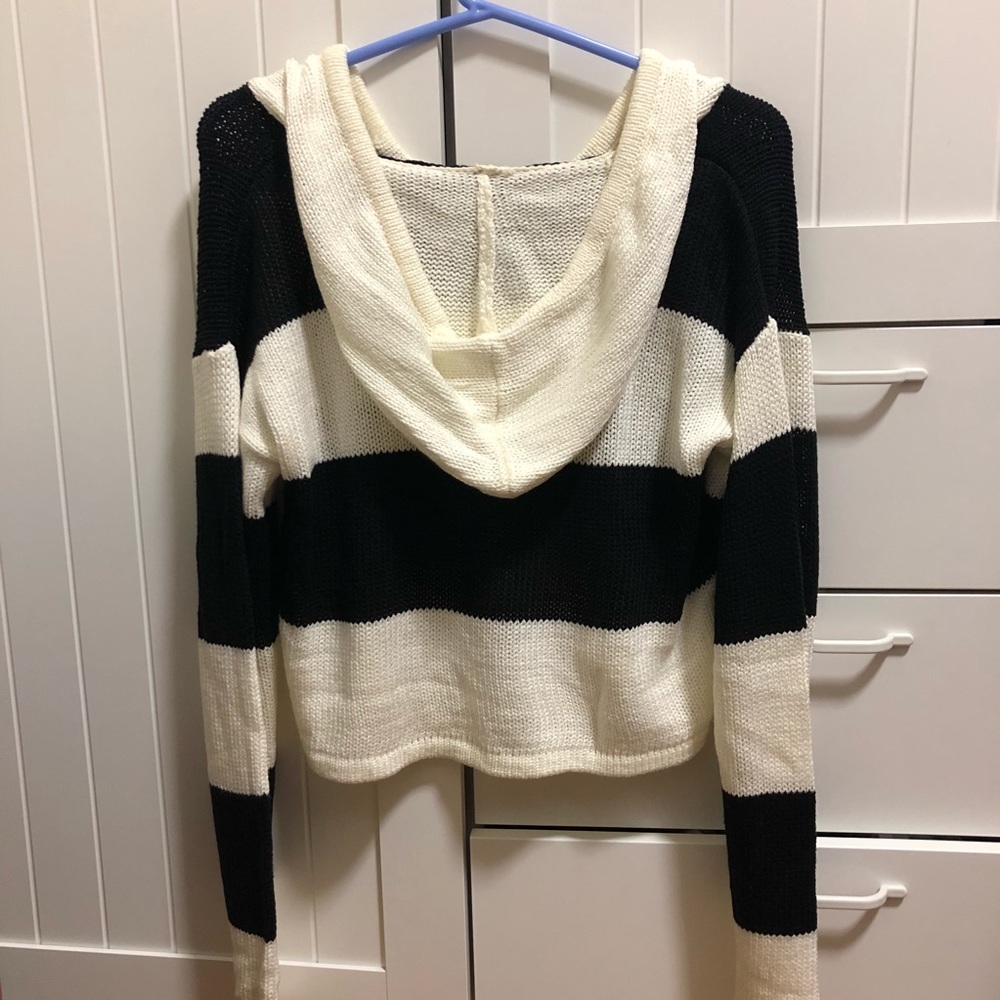 MINKPINK hooded knit sweater